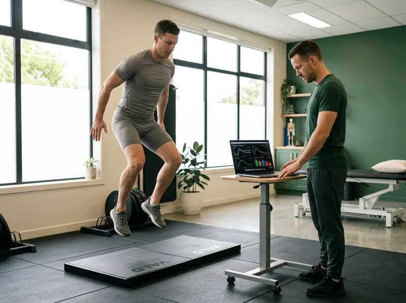 Athlete Fatigue Monitoring — athlete sprinting during performance test
