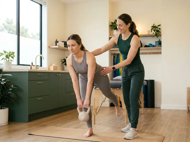 Postpartum physiotherapy — return to running assessment